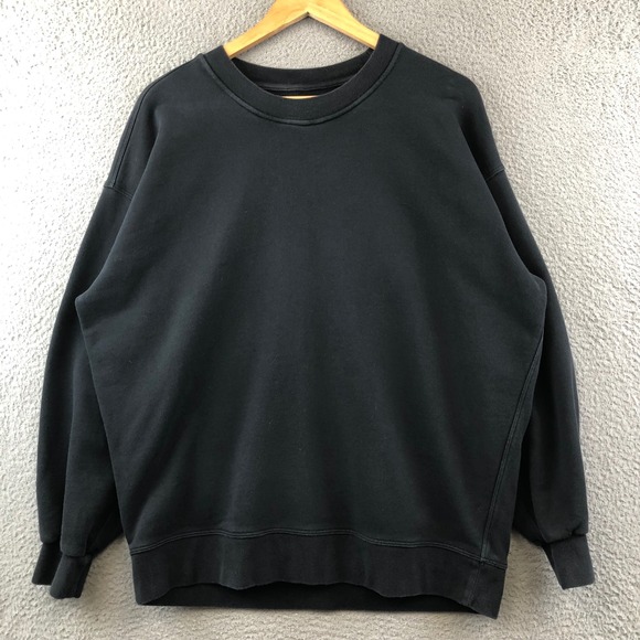 Lululemon Women's  Black Long Sleeve Crewneck Perfectly Oversized Sweater 6? - Picture 1 of 7